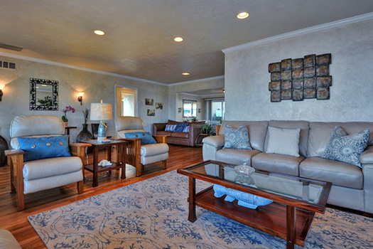 living room oceanfront